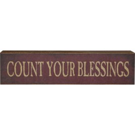 VF-BJ63 - Count Your Blessings Wood Block 