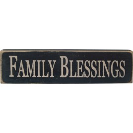  12531-Family Blessings wood block 