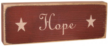 g12565 - Hope messenger wood block