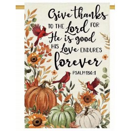 RA4311606 Give thanks to the Lord for he is good his love endures forever