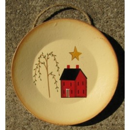 mini 5 - Mini wood SaltBox House Plate 