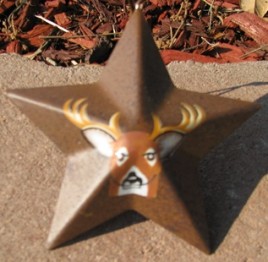 or-228 Deer Metal Ornament