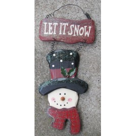 1234SnowNB - Let it Snow Snowman