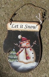 1395  - Tin Let It Snow Mitten