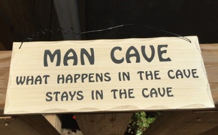 WP346 - Man Cave Wood Sign